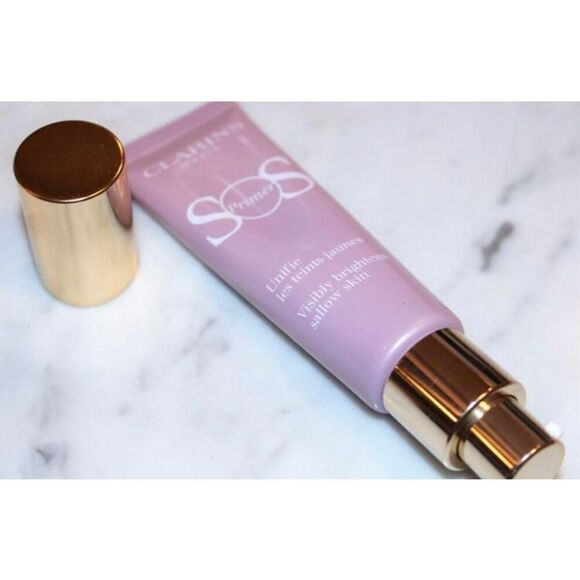 CLARINS - NWT - SOS Primer in Lavender. Corrects Sallow Skin. 1 oz Damaged Box - Picture 9 of 12